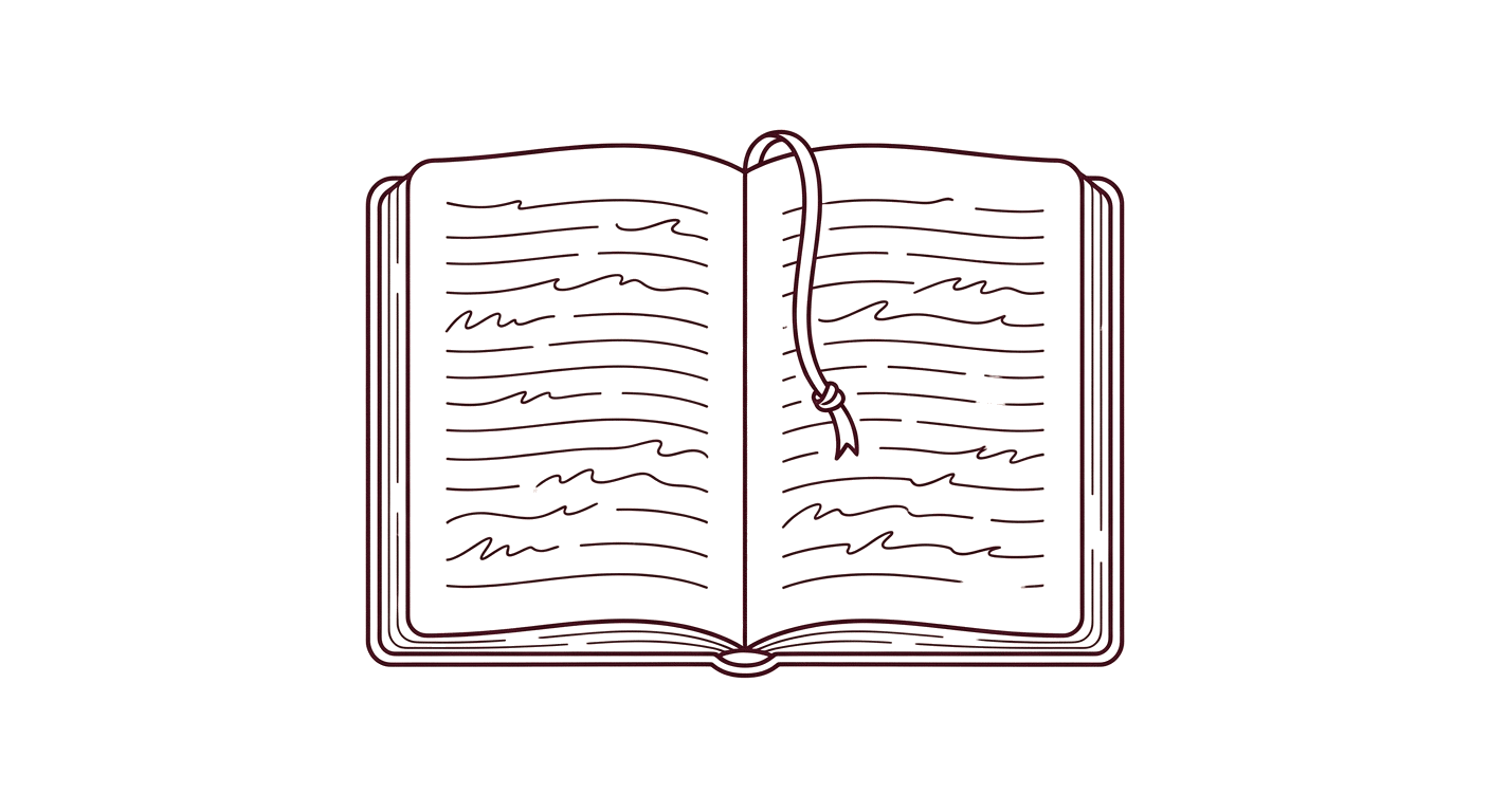 Illustration d'un livre ouvert symbolisant le blog